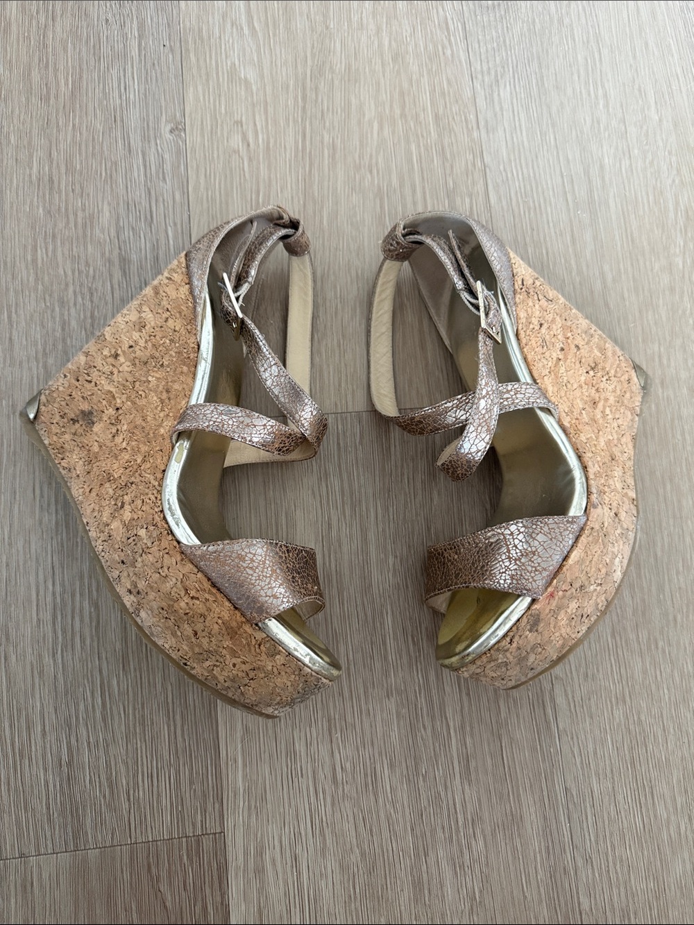 Jimmy Choo Wedge Sandals Portia